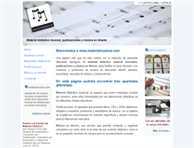 Tablet Screenshot of materialmusical.com